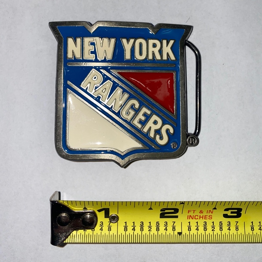 Vintage New York Rangers Belt Buckle